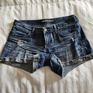 Express Denim Shorts